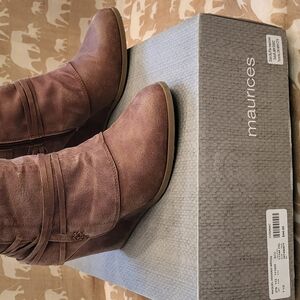 Maurices Women's Tan Ankle Boots